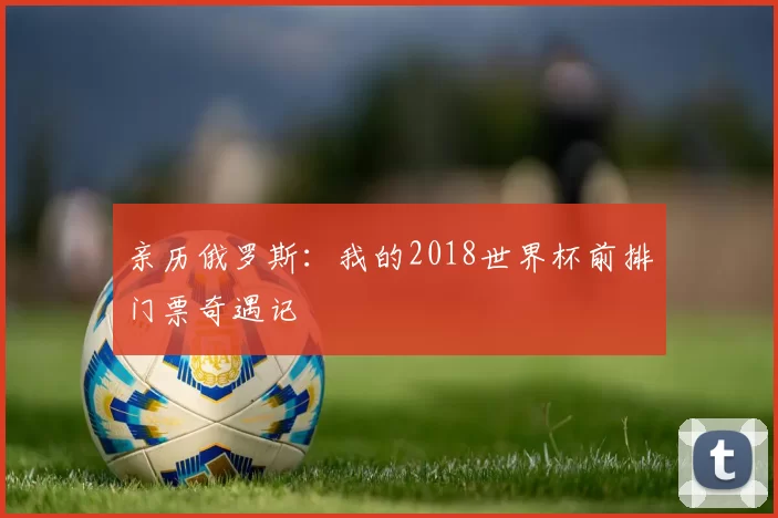 亲历俄罗斯：我的2018世界杯前排门票奇遇记