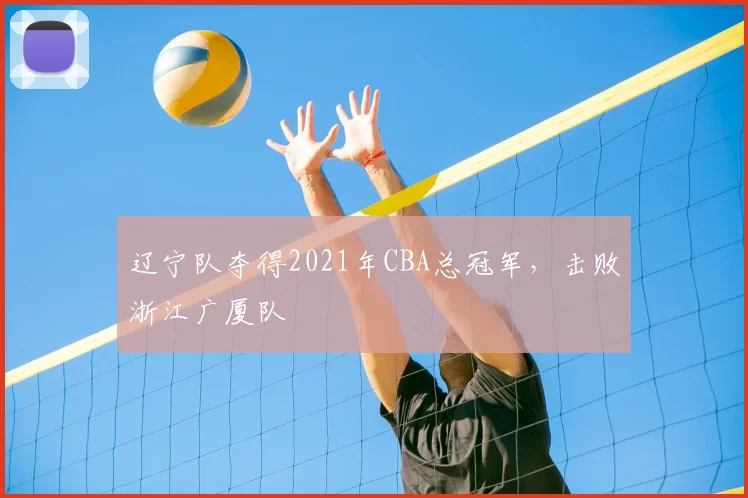 辽宁队夺得2021年CBA总冠军，击败浙江广厦队